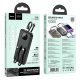 Зовнішній акумулятор HOCO J132 Sabio fully compatible power bank with 3 cables (10000mAh) Black (6942007632577)