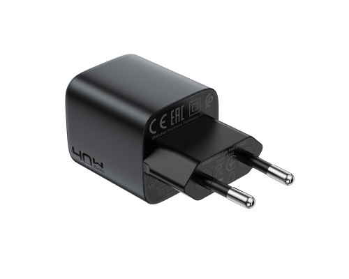 Мережевий зарядний пристрій ACEFAST A136 PD40W mini GaN USB-C fast charger Black (6974316286233)