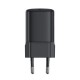 Мережевий зарядний пристрій ACEFAST A136 PD40W mini GaN USB-C fast charger Black (6974316286233)