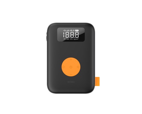 Автомобільний насос WIWU Portable Cordless Tire inflator Wi-Ai003 Black (6977703650792)