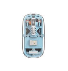 Миша бездротова WIWU Crystal Magnetic Wirless Mouse WM105 (Dual-bluetooth +2.4G three-mode) blue (6976195091090)