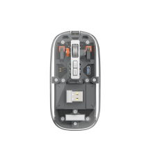 Миша бездротова WIWU Crystal Magnetic Wirless Mouse WM105 (Dual-bluetooth +2.4G three-mode) Grey (6976195091083)