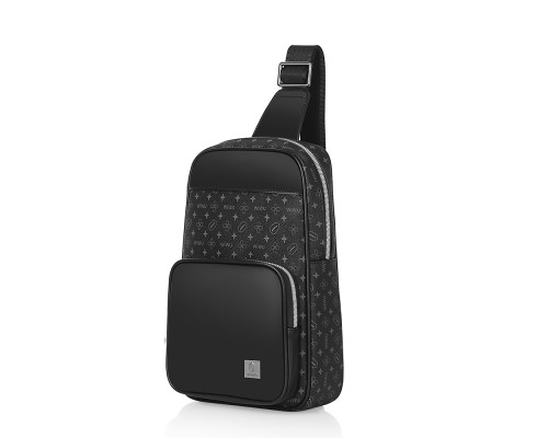 Сумка WIWU Master Fingerprint Lock Crossbody Bag Black (6976195096064)