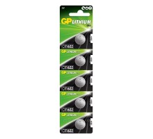 Батарейка GP CR1632 Lithium (5шт) (4891199149061)