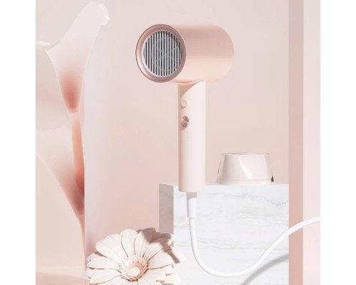 Фен Xiaomi Doco negative ion hair dryer soft and fast dry hair care Pink (Китайська вилка) (AN002P)