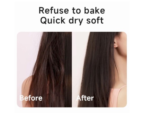 Фен Xiaomi Doco negative ion hair dryer soft and fast dry hair care Pink (Китайська вилка) (AN002P)