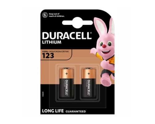 Батарейка Duracell CR123 (2шт) (5000394020320)