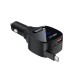 Автомобільний зарядний пристрій ACEFAST B17 95W car charger with telescopic cable Black (6974316285946)