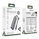 USB-хаб ACEFAST J15 USB-C 4-in-1 HUB Metal Gray (6974316285908)
