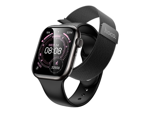 Смарт-годинник HOCO Y42 51mm. 200 mAh. IPX6 Smart watch(call version) Black (6942007675277)