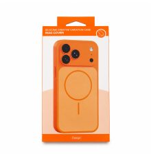 Чохол для смартфона Silicone Creative Variation Case MAG COVER Apple iPhone 15 4,Orange (MagCOViP15-4)