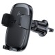 Автотримач для телефона з БЗП ACEFAST D48 press type wireless charging car holder for air vent Black (6974316284123)