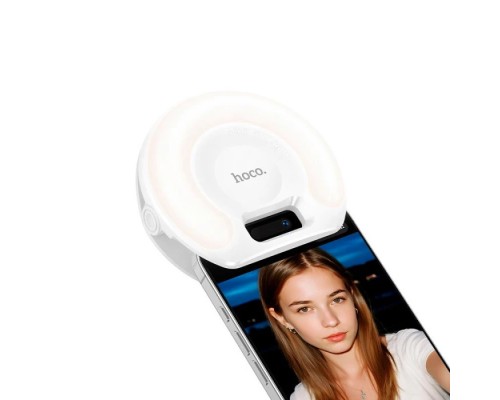 Лампа на телефон HOCO K160 Olas fill light White (6942007671774)