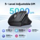 Маніпулятор миша бездротова UGREEN M751 Multi-mode Wireless Mouse Black (UGR-45792)