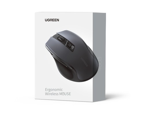Маніпулятор миша бездротова UGREEN MU006 Ergonomic Wireless Mouse Red (UGR-25752)