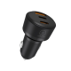 Автомобільний зарядний пристрій WUW-C244 USB20W+PD20W+PD15W black (6972573338368)