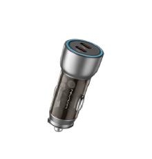 Автомобільний зарядний пристрій WUW-C200 PD 20W +PD 20W black (6972573336807)