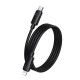 Кабель BOROFONE BX123 Leya PD30W silicone charging data cable iP Black (6941991124174)