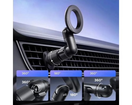 Автотримач для телефона UGREEN LP923 Air Vent Magnetic Car Phone Mount black (UGR-65185)