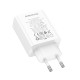 Мережевий зарядний пристрій BOROFONE BA106A Stellar PD20W+QC3.0 charger (EU) White (6941991125317)