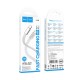 Кабель HOCO X125 Exceso 60W charging data cable C to C White (6942007671699)