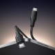Кабель HOCO X124 Bien 60W silicone charging data cable C to C Black (6942007664448)