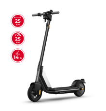 Електросамокат NIU KQi1 Sport Black 9", 250(450)W, 5.1Ah, 25km, 25km/h, 14%, App, 14,6 kg (K12342B1E11)