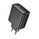 Мережевий зарядний пристрій HOCO CS26A Article PD45W(2C1A) charger Black (6942007639811)