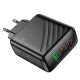Мережевий зарядний пристрій HOCO CS26A Article PD45W(2C1A) charger Black (6942007639811)