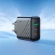 Мережевий зарядний пристрій HOCO CS26A Article PD45W(2C1A) charger Black (6942007639811)