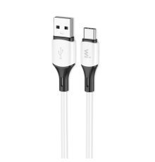 Кабель Wibrand Mamba Type-C silicone charging data cable 1m White (WI.DC/MA1W-UC)