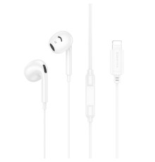 Навушники дротові BOROFONE BM96 (Lightning) White (6941991118104)