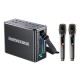 Портативна колонка  REMAX RB-M51 Chenyie Series Portable Wireless Speaker with Lights, 120W, Black (6954851216049)