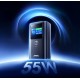 Зовнішній акумулятор REMAX Dinba 55W+22.5W PD+QC color screen aluminum alloy fast charging power bank 10000mAh FP-7 Grey (6954851250074)