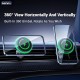 Автотримач для телефона з БЗП REMAX MagSafe Magnetic 15W Wireless Charging Car Mount RM-C01 Black (6954851236337)