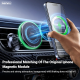 Автотримач для телефона з БЗП REMAX MagSafe Magnetic 15W Wireless Charging Car Mount RM-C01 Black (6954851236337)