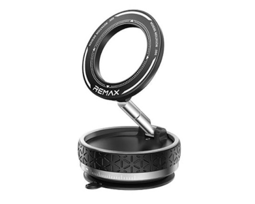 Автотримач для телефона REMAX Multi functional vacuum suction cup rotatable magnetic holder RM-C51 Black (6954851250685)