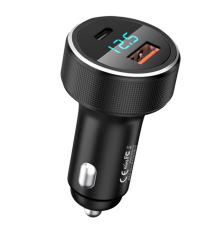 Автомобільний зарядний пристрій REMAX Salo Series 58.5W PD+QC 1A+1C Fast Charging Car Charger RCC215 Black (6972174159294)