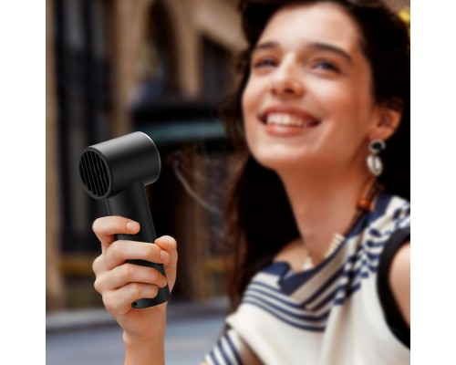 Вентилятор ACEFAST YF1 1800 mAh LED-дисплей mini handheld fan Black (6974316286653)