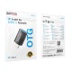 Адаптер BOROFONE BV26 iP male to USB female USB2.0 adapter Black (6941991123979)