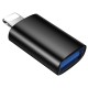 Адаптер BOROFONE BV26 iP male to USB female USB2.0 adapter Black (6941991123979)