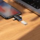 Адаптер BOROFONE BV26D iP male/Type-C male/Micro male to USB female USB2.0 3-in-1 adapter Black (6941991124006)