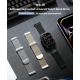 Ремінець для годинника  "REMAX Milanese double-section universal watch Band 22mm WB-01"  Black (6954851251866)