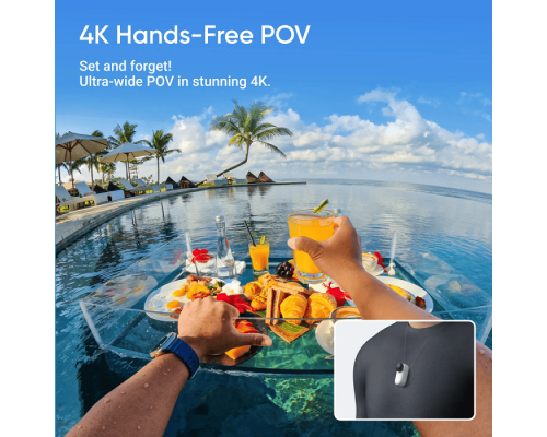 Екшн-камера Insta360 GO 3S Standard Edition Midnight Black 128 GB (6970357857494)