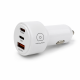 Автомобільний зарядний пристрій WUW-C244 USB20W+PD20W+PD15W White (C244W)
