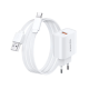Мережевий зарядний пристрій з кабелем REMAX Kiddy 18W Charger+ Cable Set RP-U119  EU-A-C (6954851245742)