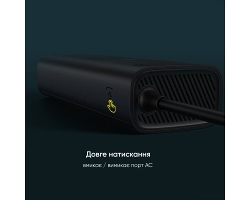 Автомобільний інвертор Baseus In-car Inverter 150W (220V CN/EU) Black (CRNBQ-A01)