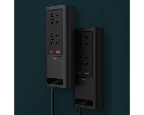 Автомобільний інвертор Baseus In-car Inverter 150W (220V CN/EU) Black (CRNBQ-A01)