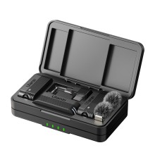 Бездротова мікрофонна система Ulanzi A100 dual-mic, (3.5mm/Type-C) Black (A014A)