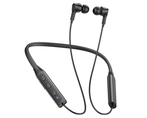 Бездротові спортивні навушники BOROFONE BE59 Rhythm neckband BT earphones Black (6974443388886)